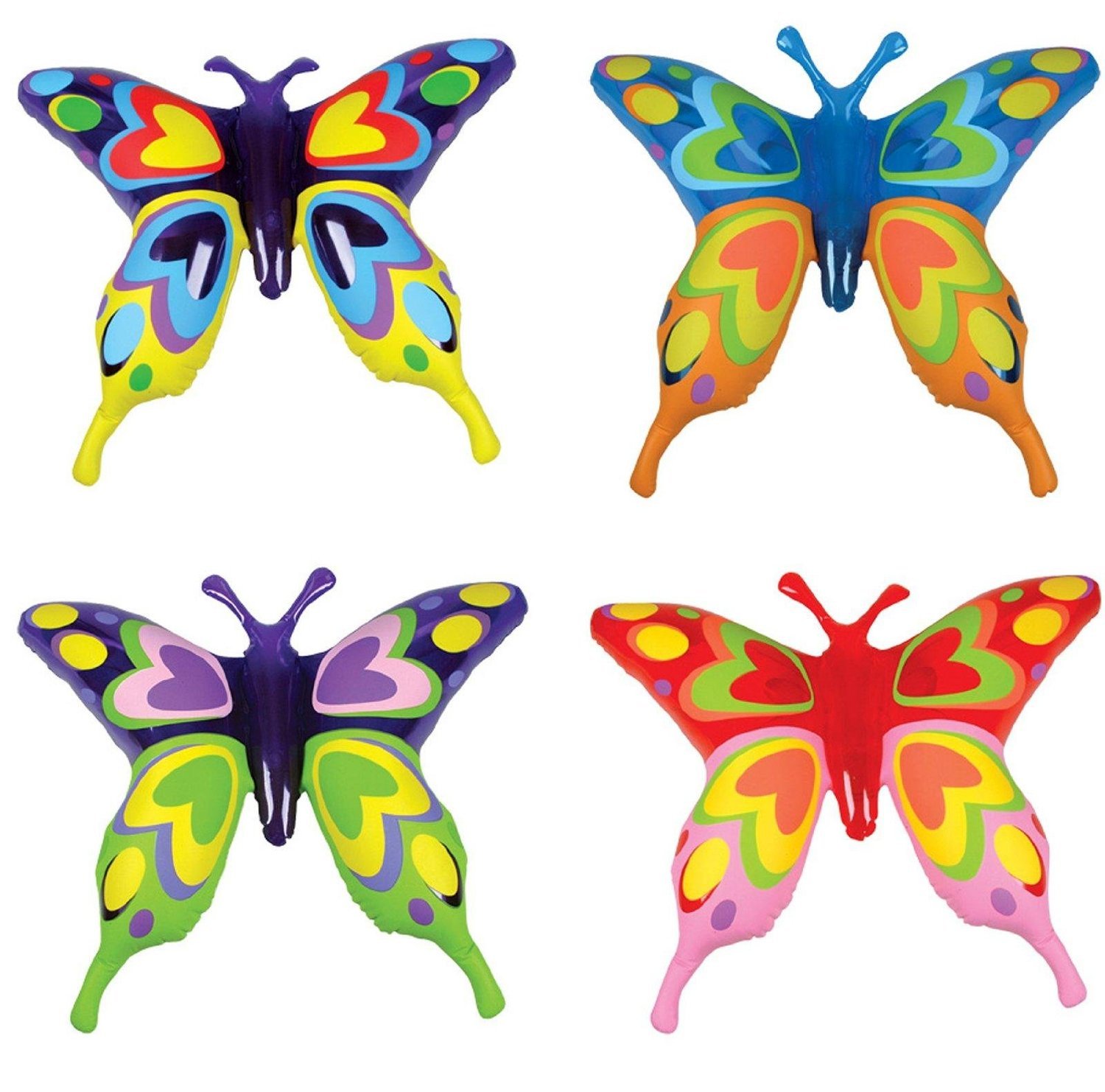 Amazon.com: Set of 4 Transparent Butterfly Inflatables - 27